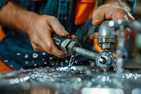 Maintenance hydraulique sur chantier